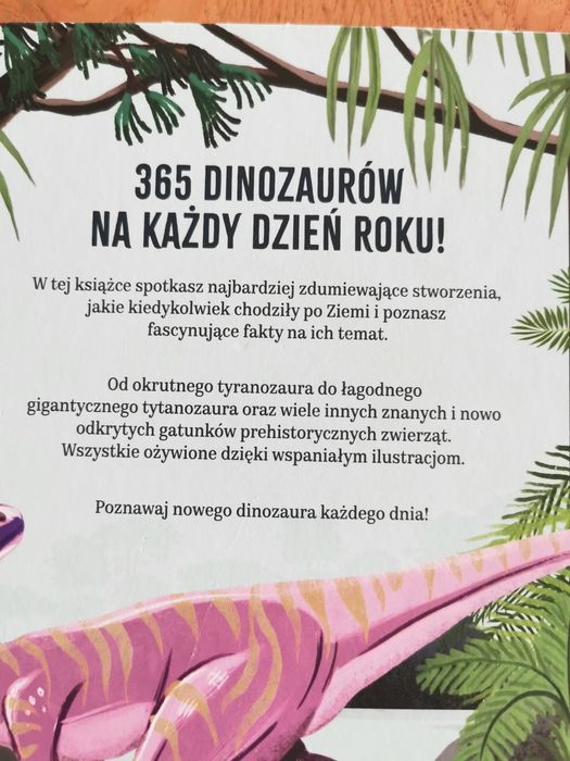 Rok z Dinozaurami kropka książka