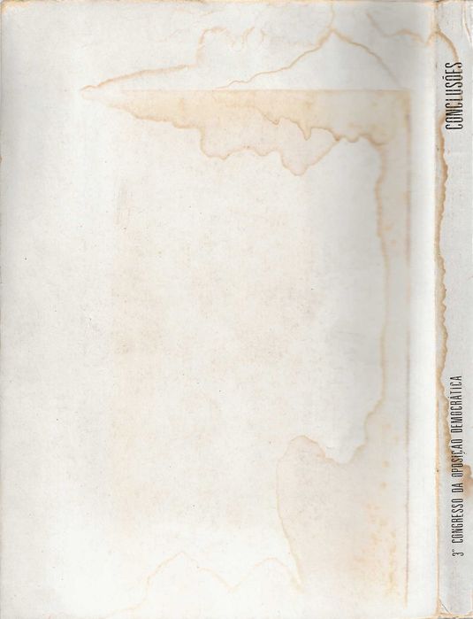 3º Congresso da Oposição Democrática 4 a 8 de Abril de 1973 Conclusões