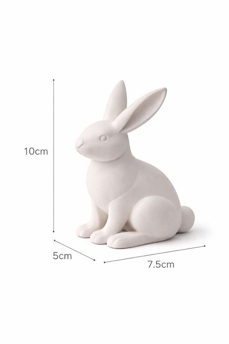 Zając wielkanocny dekoracyjny Premium 10 cm