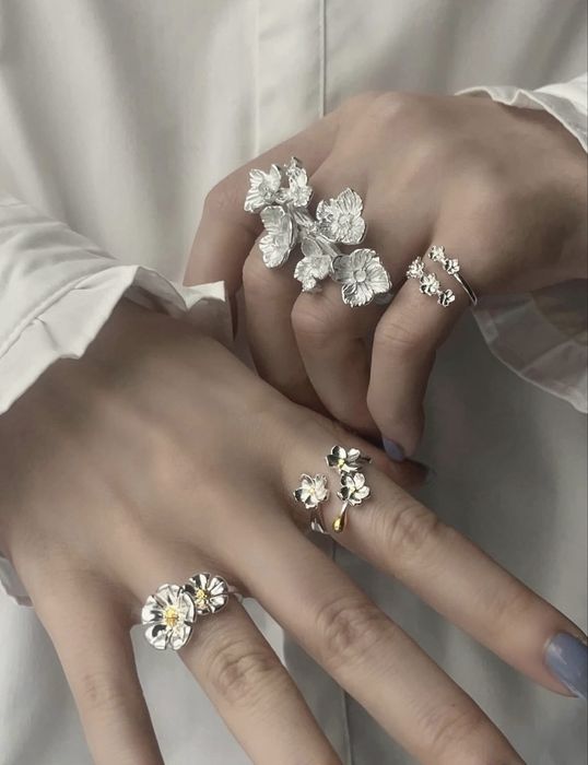 Срібна каблучка Bloom Flora Chuttyevo