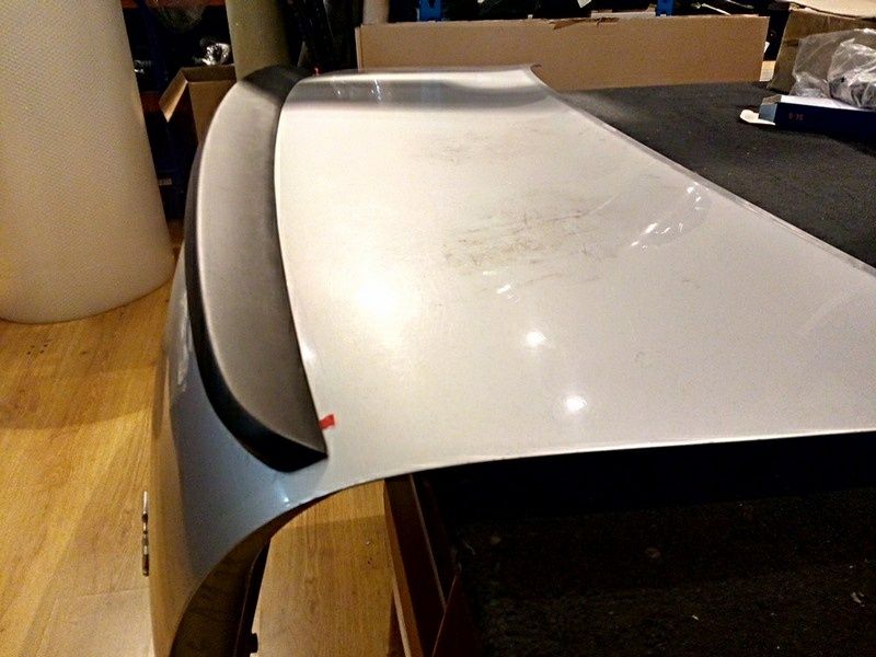 Лип спойлер сабля Audi A6 C5 S-Line RS6 козырек на стекло Ауди А6 С5