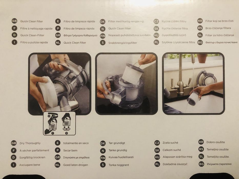 Adpirador Black + Decker de 12v para carro
