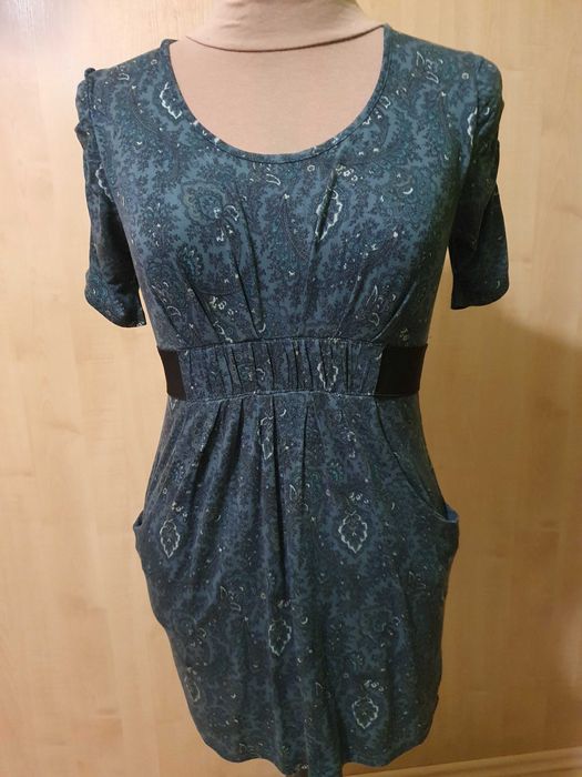 Tunika z kieszeniami i gumą w pasie