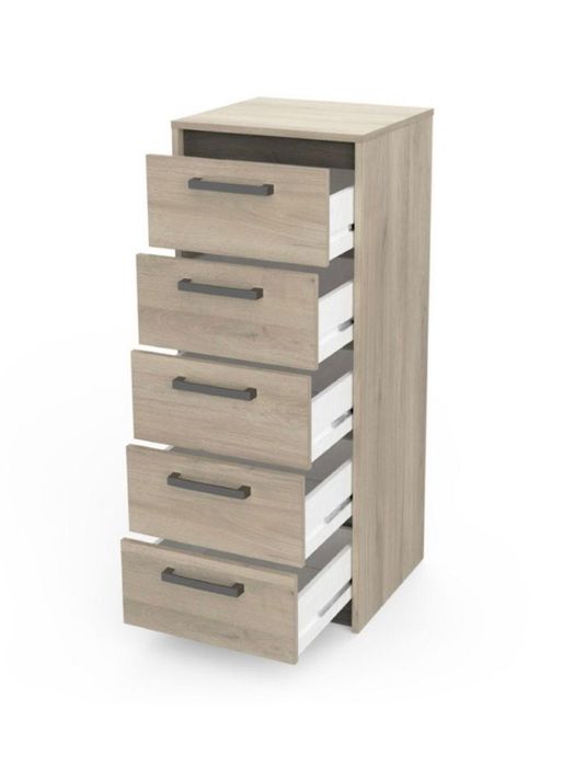 Cómoda de 5 gavetas