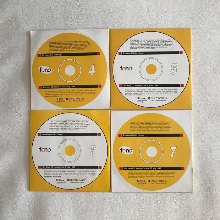 Disco cd Breaking Hits sucessos anos 90