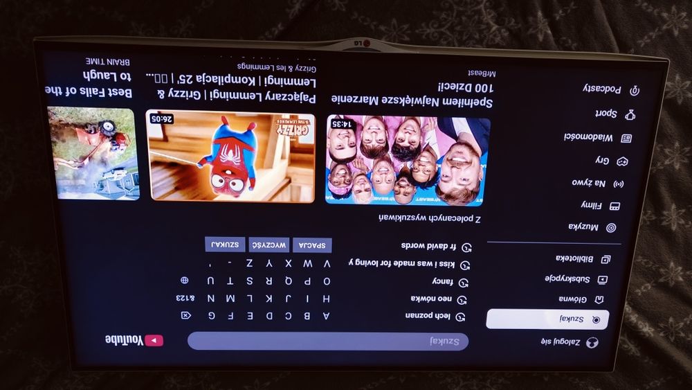 LG smart tv 40cali 4K  z Wi-Fi, YouTube