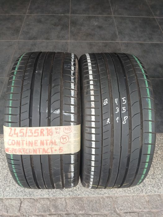 2 pneus 245 35 r18 Continental
