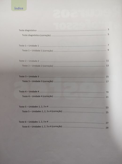 Livro de e. musical, caderno atividades, testes e registos de avaliaçã