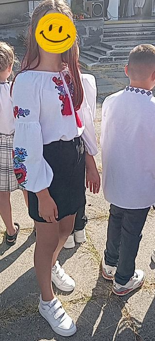 Вишиванка льняна на зріст 158