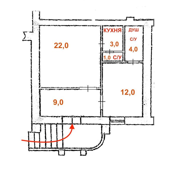 Аренда Сдам тихий офис  50м² 2каб\ Обсерваторный пер,2/4 \ Веры Инбер