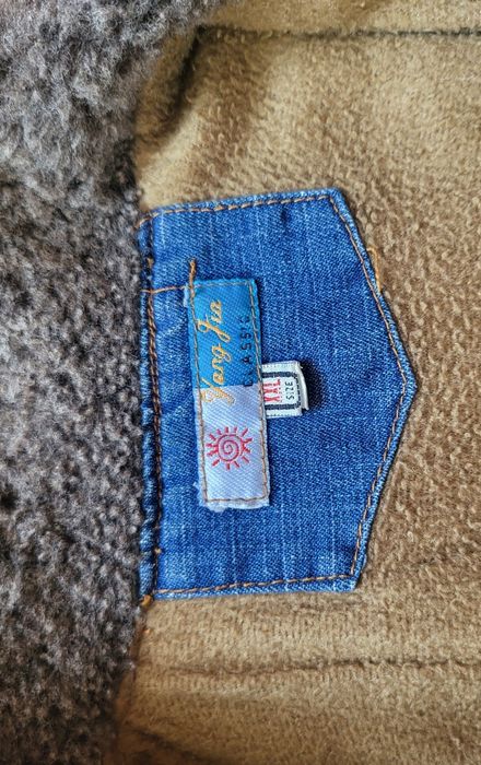 Джинсова куртка, утеплена, boy, 128-134р.