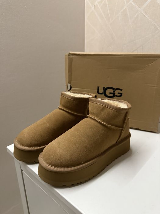 Жіночі уггі UGG Classic Ultra Mini Chestnut 36,37