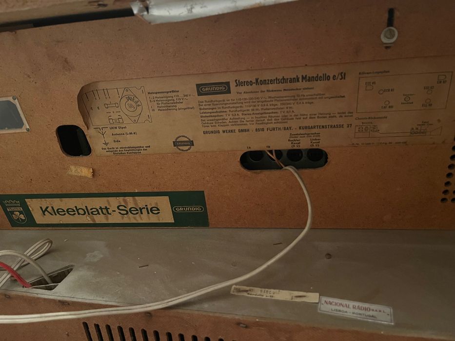 Grundig Stereo-Konzertschrank “Mandello e/SL” – 1960s – Working