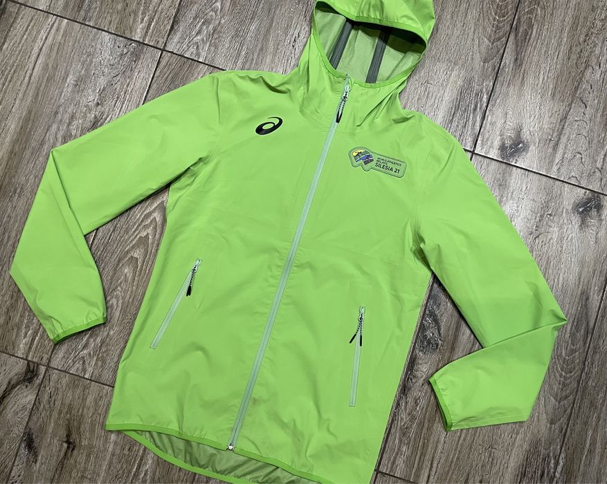 Meska Kurtka Biegowa ASICS wodoszczelna Membrana roz S