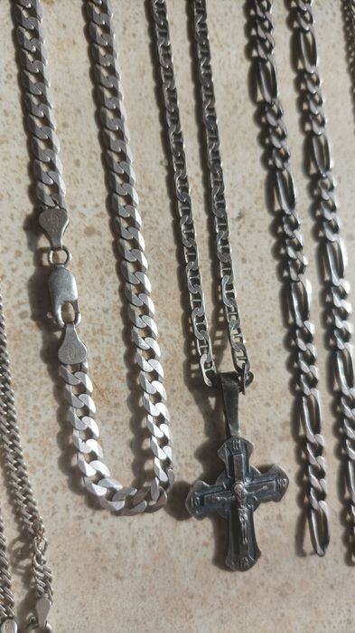 Серебряные цепочки.925.