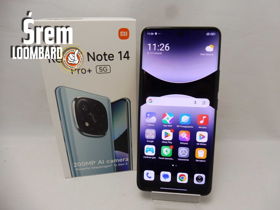 Telefon Xioami Redmi Note 14 Pro+ 12gb/512gb, Komplet, Bdb Stan!