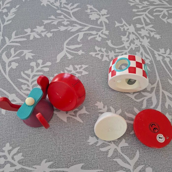 Drewniana Rakieta magnetyczna do składania Janod 5 el