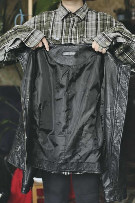 Кожаная куртка шкіряна Y2k vintage leather next