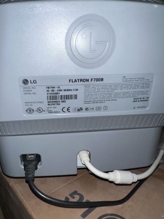 Monitor LG FLATRON 700B 2002r. retro