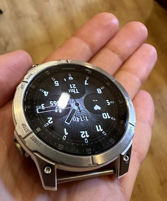 Смарт-годинник Garmin Epix (Gen 2) Sapphire - White Titanium 47mm