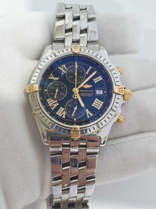 Годинник Breitling Crosswind Chronograph Золото/Сталь