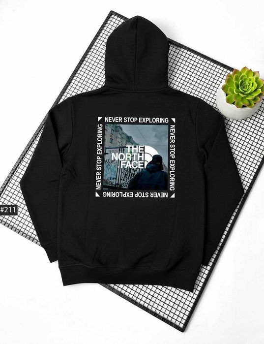 Худи Черное THE NORTH FACE KRBK Street (XS-XL)