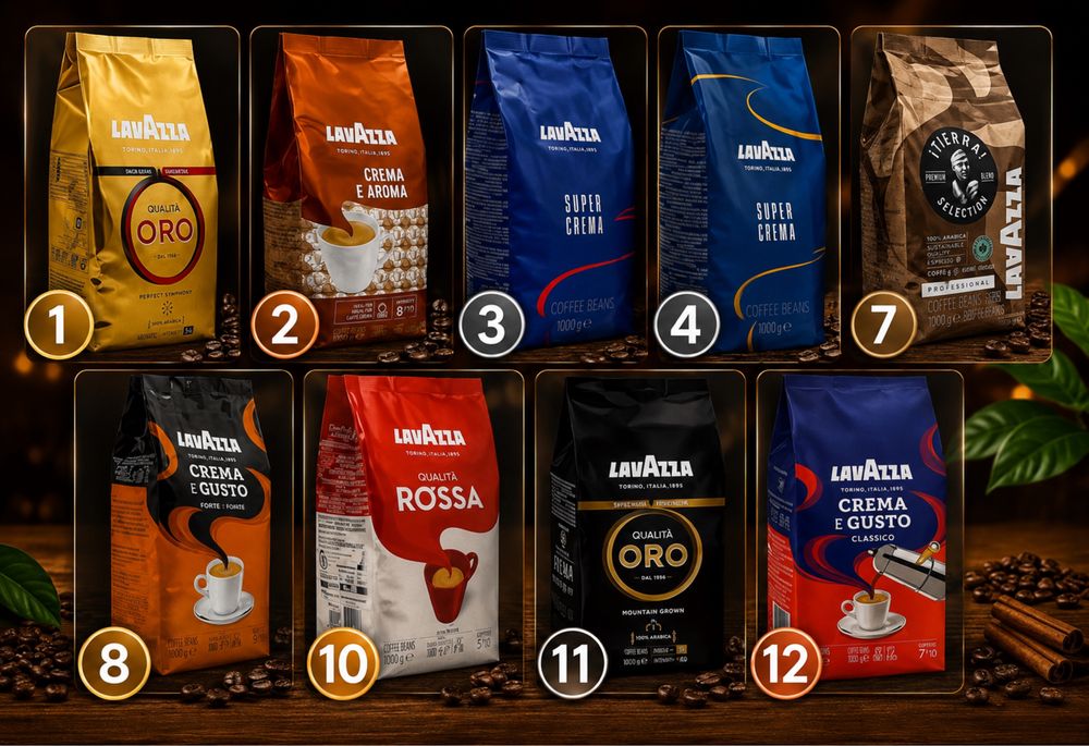 Кава зерно/мелена LAVAZZA кофе 1 кг ОПТ