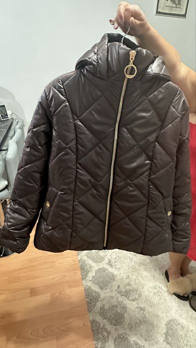 Kurtka My Luxe czekolada brązowa