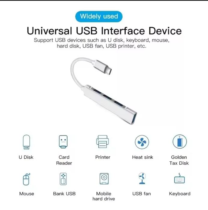 USB  HUB  розгалуджувач на 4 USB концентратор
