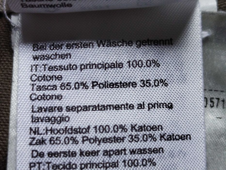 Spodnie męskie  oliwkowe bawełna Decathlon  L