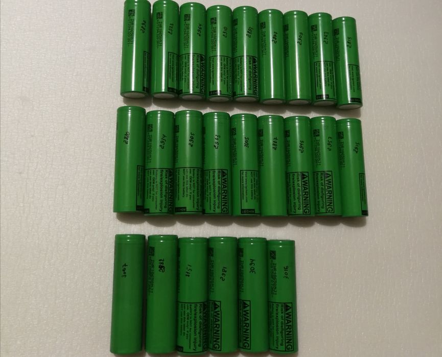 Аккумуляторы 18650 LG INR18650MJ1-2900 mha  в повербанк led лампу