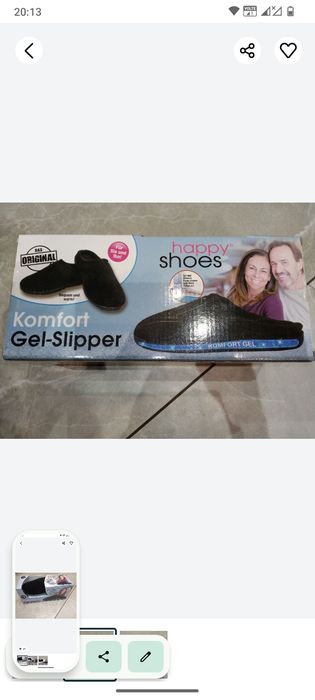 Kapcie happy shoes 41/42