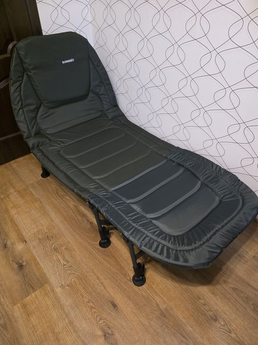 Раскладушка карповая для рыбалки 8 ног Ranger Bed 84 Уценка