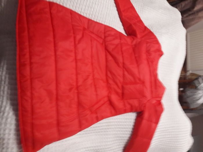 nowa  ciepła czerwona sukienka