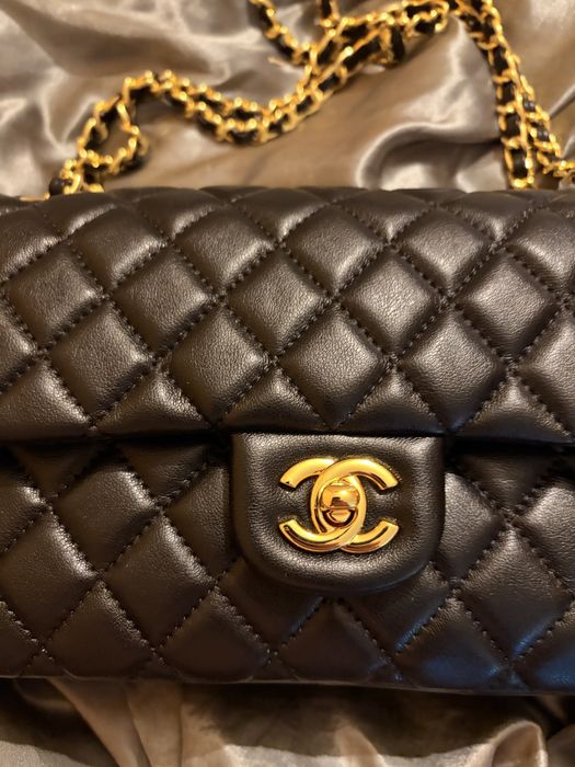 Chanel torebka skóra naturalna