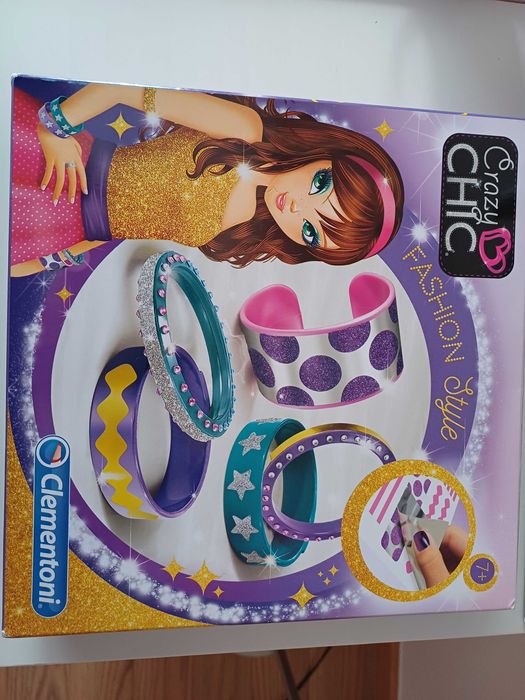Relógio / Fios / Pulseiras - Crazy Chic - Clementoni NOVO