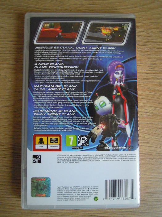 PSP Secret Agent Clank