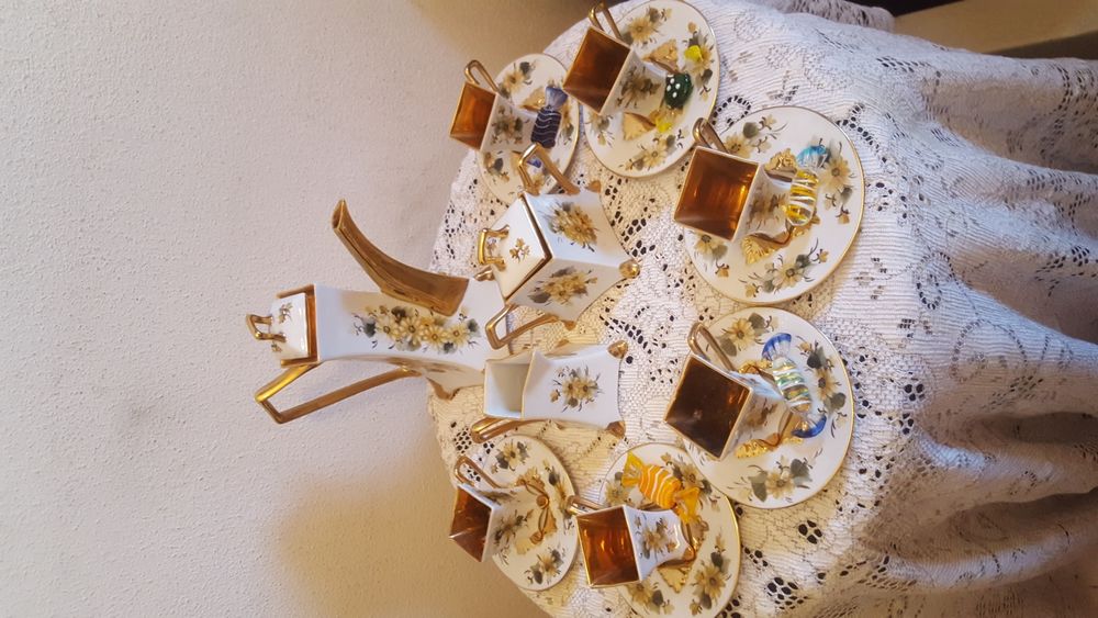 Serviço de chá Pintado a mão