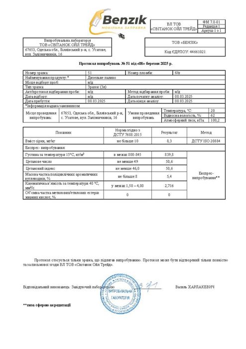 -> Паливо в Одесі • від 37 грн/л • Доставка від 200 л • Працюємо з ПДВ