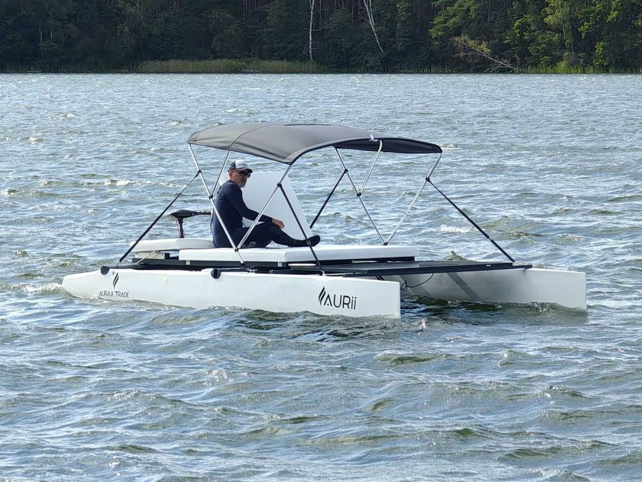 Katamaran AURII V.01 - SOLAR silnik elektryczny 55/60 lbs