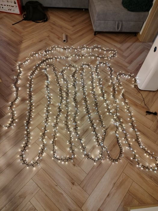 Lampki choinkowe 25m 1000 LED światełka łańcuch świetlny