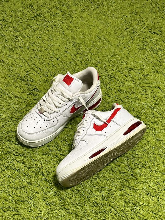 Nike Air Force 1 Low Evo у кольорі "White University Red"