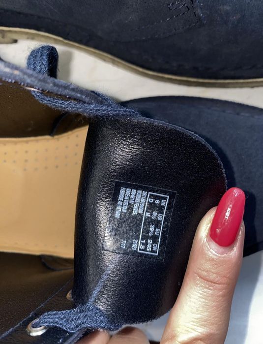 Туфли натуральная замша