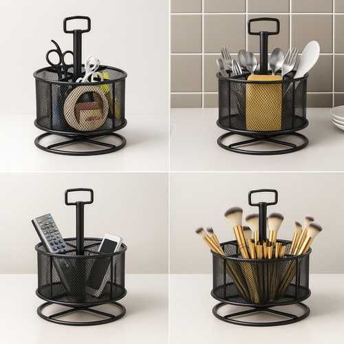 Organizer na biurko obrotowy przybornik