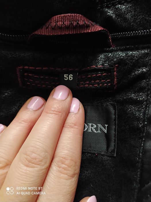 Kurtka skórzana męska czarna skóra VAN-HORN rozm. XL 56 stan idealny