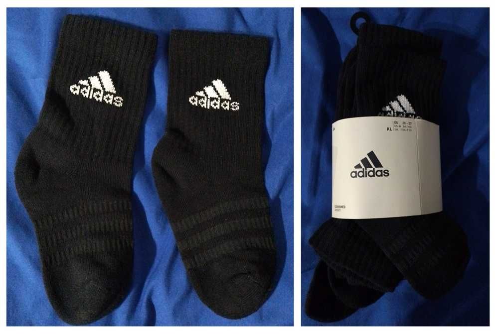 Adidas 3 Pares meias criança Tam 25-27