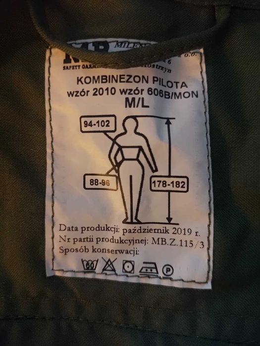 Kombinezon pilota 606B/MON r. M/L