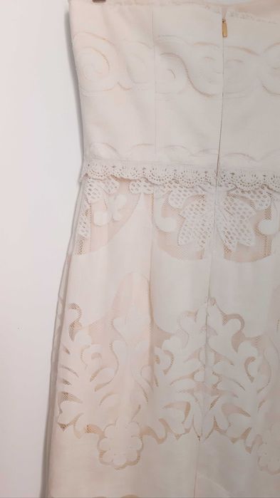 Vestido creme Oky-Coky
