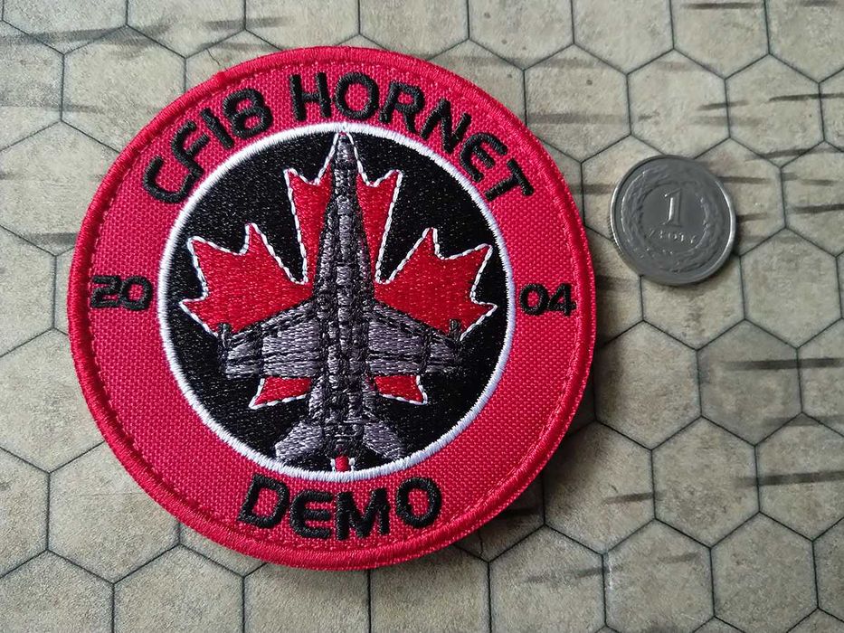 Naszywka RCAF CF-18 Hornet Demo Team Kanada 2004 rzep