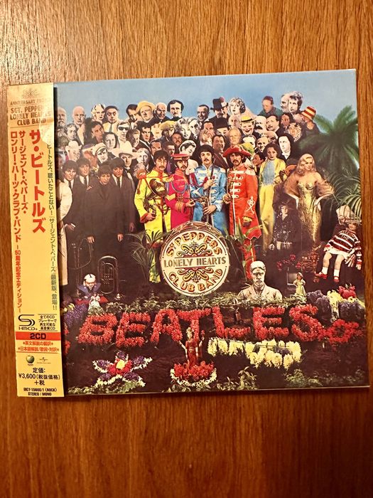 SHM-CD. The Beatles Sgt. Pepper’s. Obi 2 cd. japan
